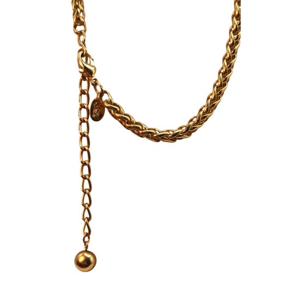 Joan Rivers Adjustable Gold Tone Cable Chain 32" long - Picture 2 of 3